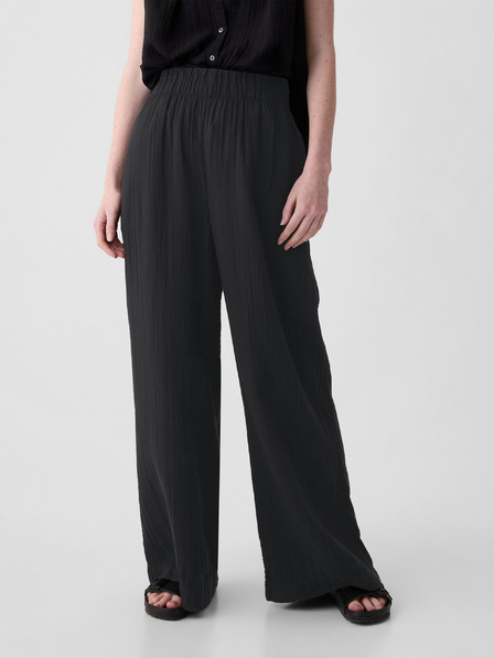 GAP Mušelínové nohavice wide leg GAP