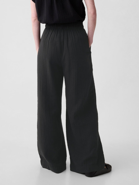 GAP Mušelínové nohavice wide leg GAP