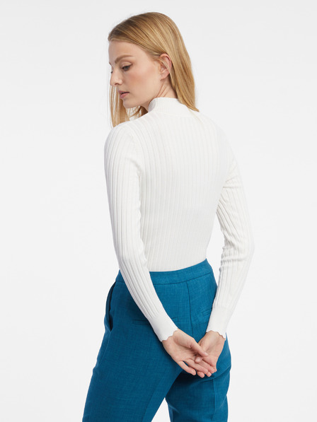 Orsay Biely dámsky ľahký sveter ORSAY