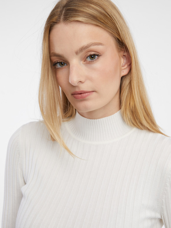 Orsay Biely dámsky ľahký sveter ORSAY