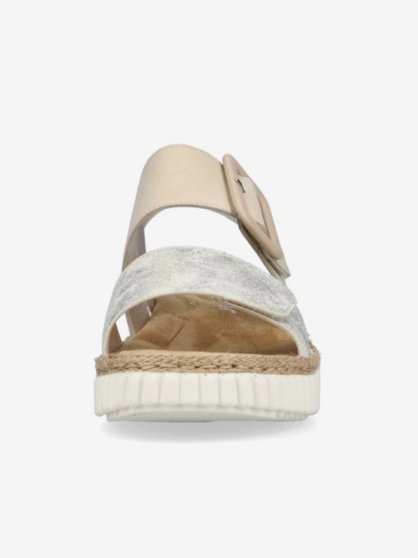 Rieker Béžové dámske sandále Rieker