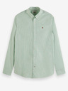 Scotch & Soda Svetlozelená pánska pruhovaná košeľa Scotch & Soda Essential Oxford