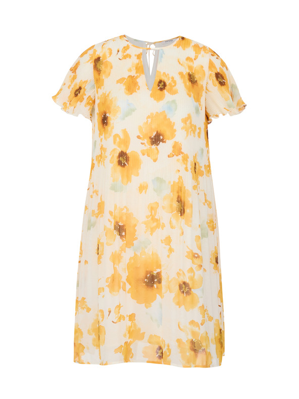 Orsay Žlto-béžové dámske kvetované šaty ORSAY