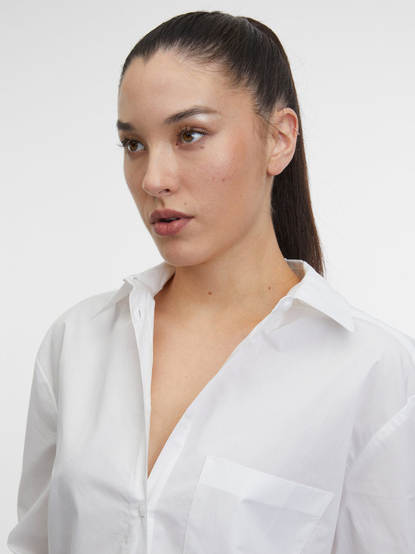 Orsay Biela dámska košeľa ORSAY