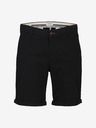 Jack & Jones Čierne pánske chino šortky Jack & Jones Fury