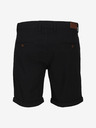 Jack & Jones Čierne pánske chino šortky Jack & Jones Fury