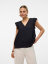 Vero Moda Čierna dámska blúzka Vero Moda Natja