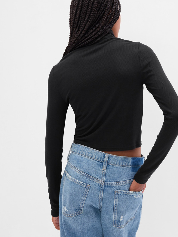 GAP Detský cropped rolák GAP