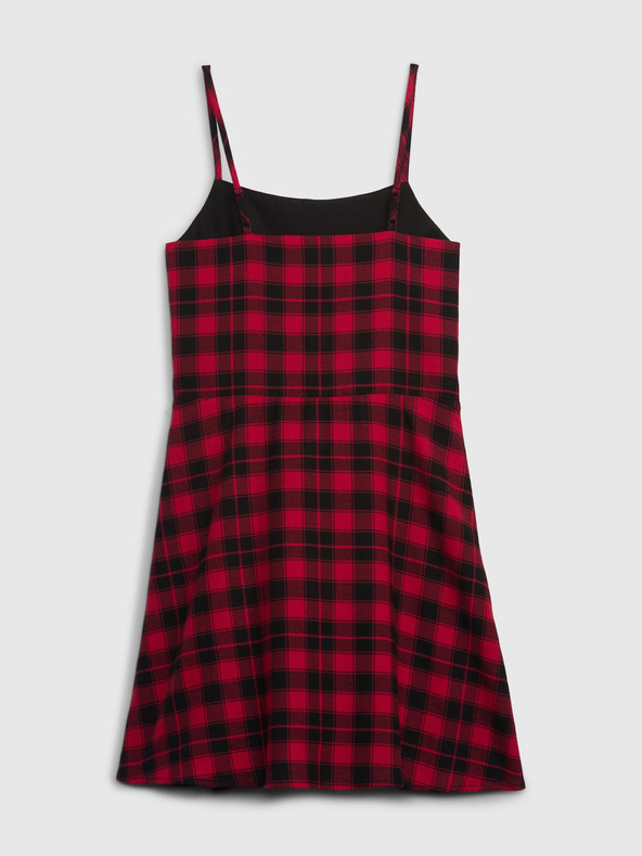 GAP Detské kockované šaty GAP