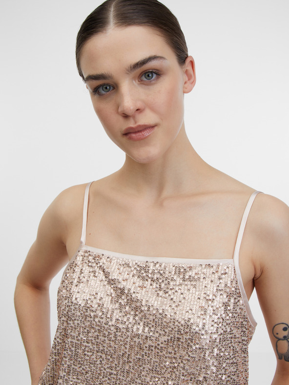 Orsay Svetloružový dámský top ORSAY