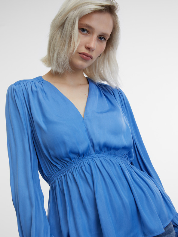 Orsay Modrá dámska blúzka ORSAY