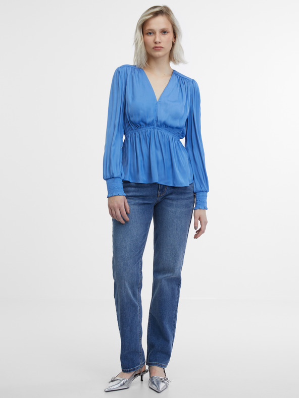 Orsay Modrá dámska blúzka ORSAY