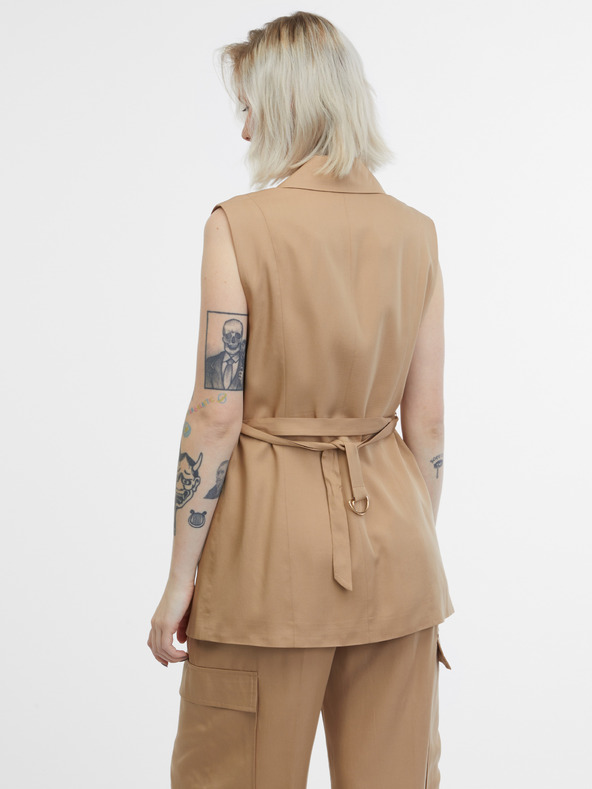 Orsay Hnedá dámska vesta ORSAY