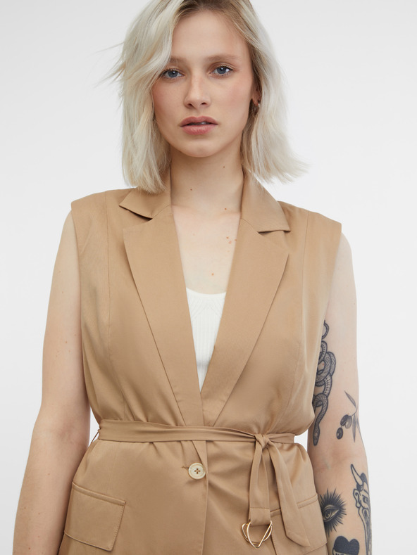 Orsay Hnedá dámska vesta ORSAY