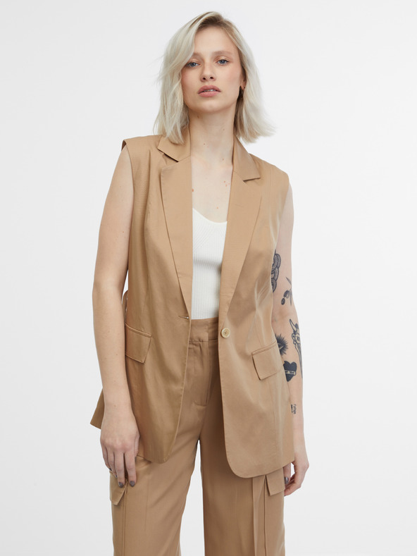 Orsay Hnedá dámska vesta ORSAY