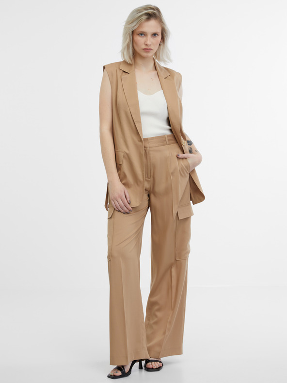 Orsay Hnedá dámska vesta ORSAY