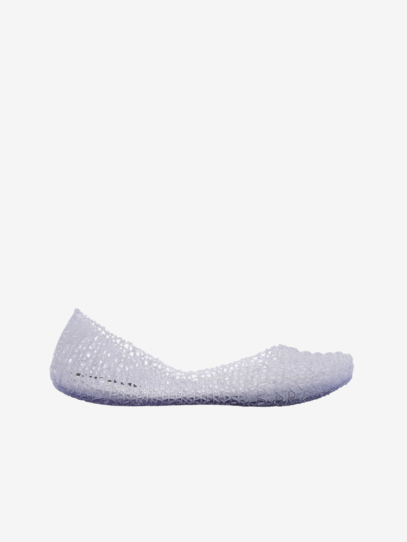 Melissa Svetlošedé dámske baleríny Melissa Campana Papel Brushed