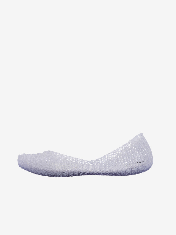 Melissa Svetlošedé dámske baleríny Melissa Campana Papel Brushed