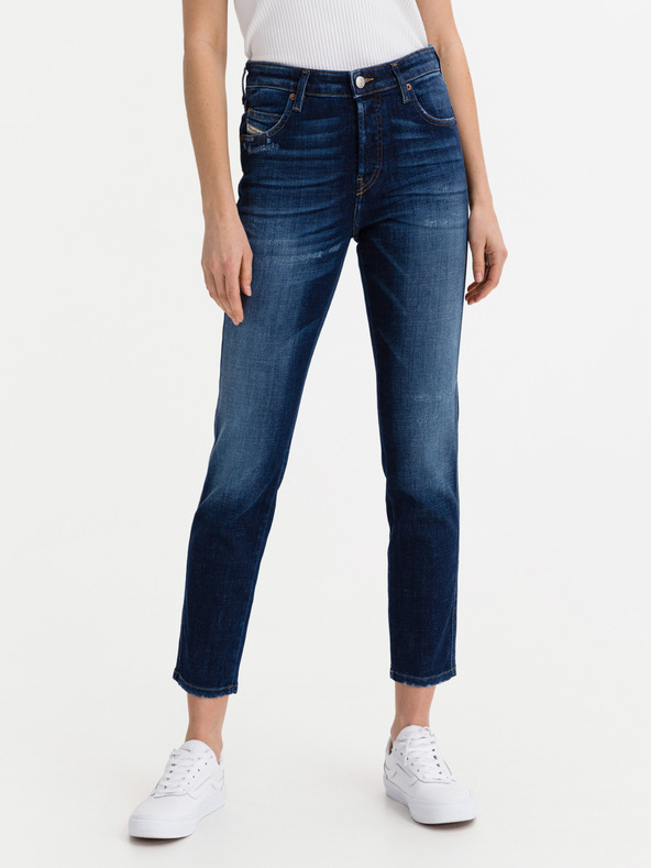 Diesel Modrá dámska košeľa Diesel Slim Fit Babhila