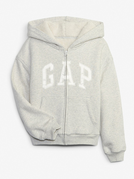 GAP Detská zateplená mikina s logom GAP
