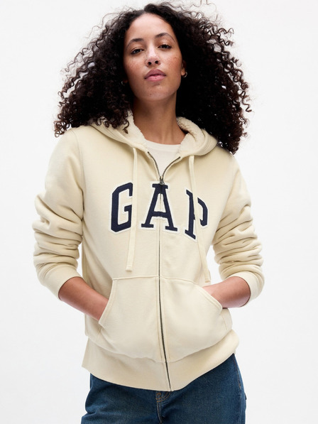 GAP Zateplená mikina s logom GAP