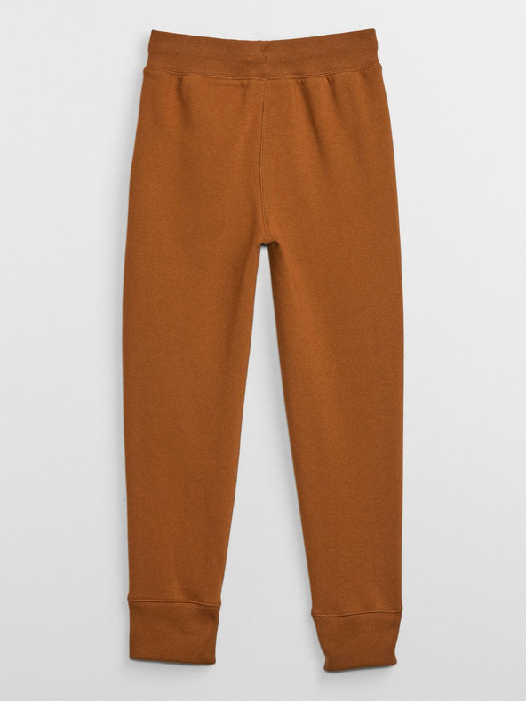 GAP Detské tepláky fleece logo army GAP