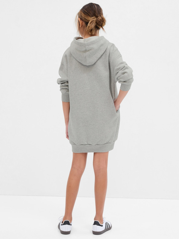 GAP Detské mikinové šaty s logom GAP