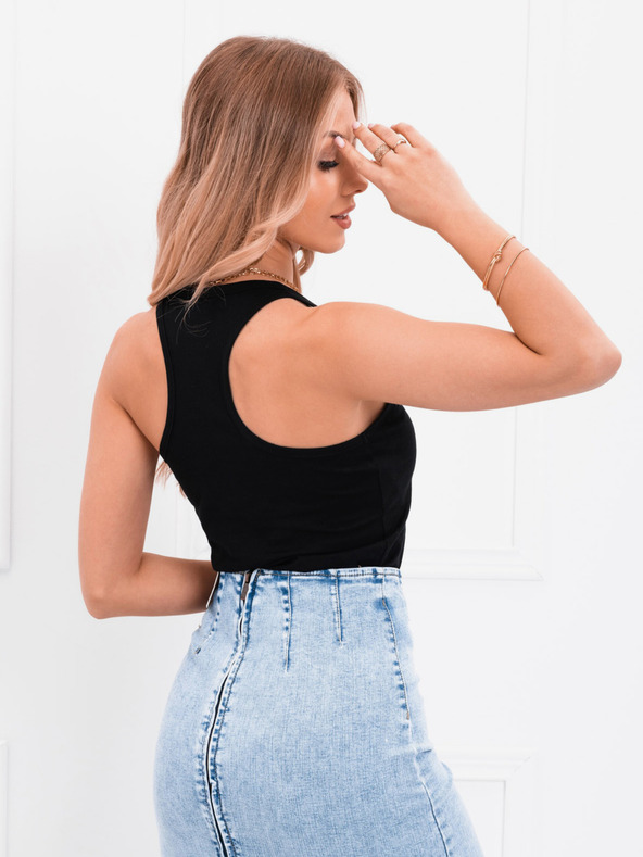 Edoti Čierne dámske základné tielko Edoti