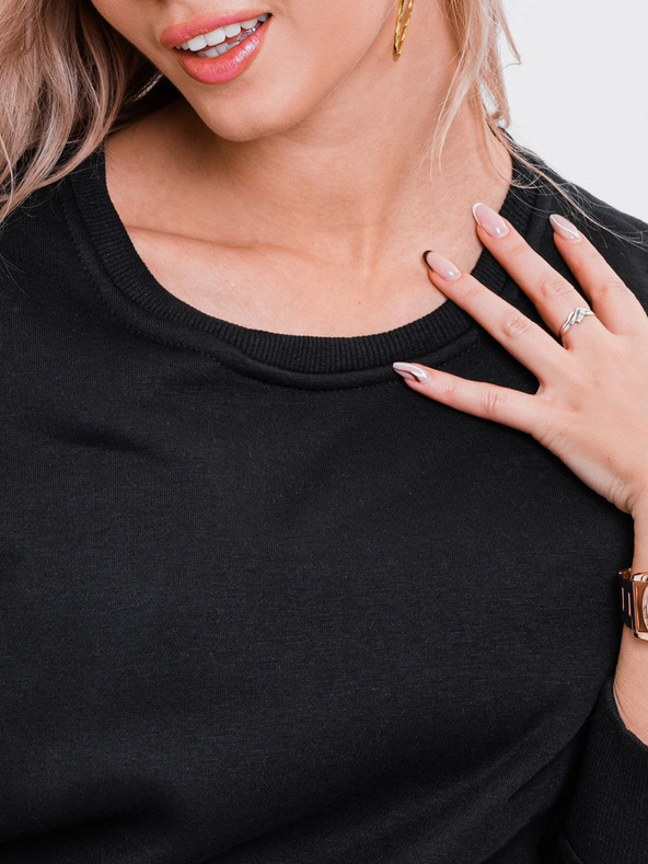 Edoti Čierna dámska základná mikina Edoti