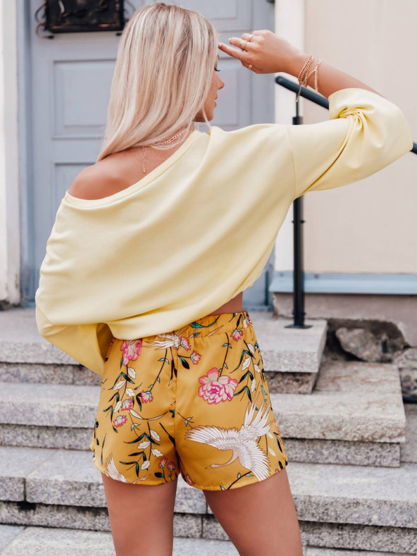 Edoti Žltá dámska blúzka EDOTI