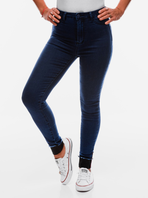 Edoti Tmavomodré dámske džínsy Edoti