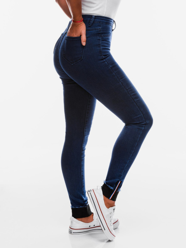 Edoti Tmavomodré dámske džínsy Edoti