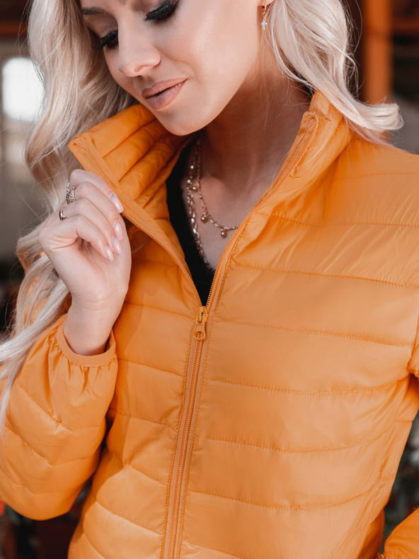 Edoti Horčicová dámska ľahká prešívaná bunda Edoti