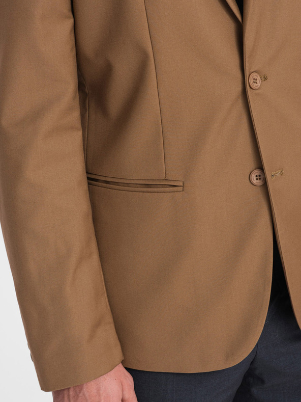 Ombre Clothing Svetlohnedá pánska bunda Ombre Oblečenie