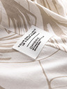 Ombre Clothing Béžovo-krémové pánske vzorované tričko Ombre Oblečenie