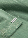 Ombre Clothing Svetlozelené pánske vzorované tričko Ombre Oblečenie