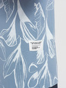 Ombre Clothing Svetlomodré pánske vzorované tričko Ombre Oblečenie