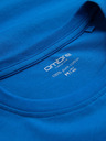 Ombre Clothing Modré pánske základné tričko Ombre Oblečenie