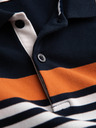 Ombre Clothing Tmavomodré pánske polo tričko Ombre Clothing