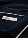 Ombre Clothing Tmavomodré pánske polo tričko Ombre Clothing