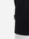 Ombre Clothing Čierna pánska polokošeľa Ombre Oblečenie