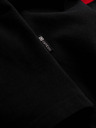 Ombre Clothing Čierna pánska polokošeľa Ombre Oblečenie