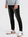 Ombre Clothing Čierne pánske džínsy Ombre Clothing