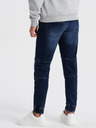 Ombre Clothing Tmavomodré pánske džínsy Ombre Clothing