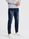 Ombre Clothing Tmavomodré pánske džínsy Ombre Clothing