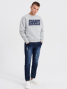 Ombre Clothing Tmavomodré pánske džínsy Ombre Clothing
