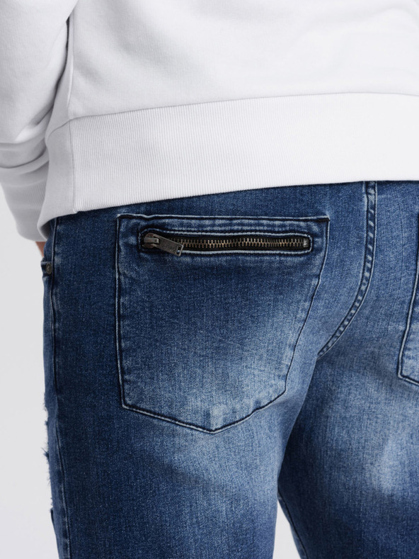 Ombre Clothing Modré pánske džínsy Ombre Oblečenie