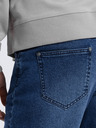 Ombre Clothing Modré pánske džínsy slim fit Ombre Clothing