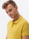 Ombre Clothing Žlté pánske polo tričko Ombre Clothing