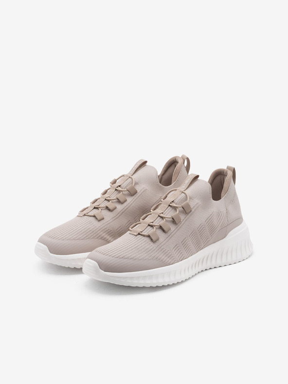 Ombre Clothing Béžové pánske tenisky Ombre Clothing